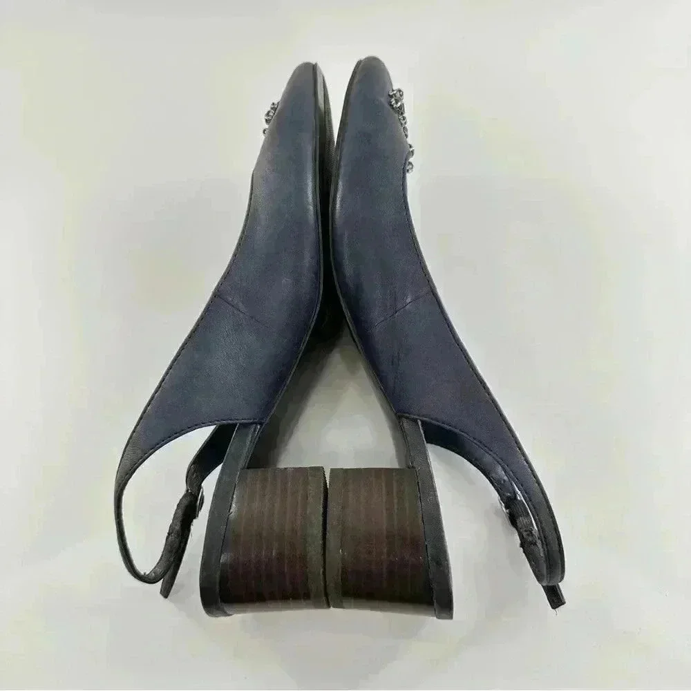 Lauren Ralph Lauren heels, size 6 navy blue gem formal grandmother of the bride